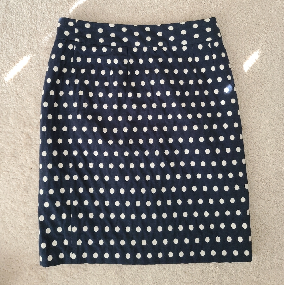 Polkadot Pencil Skirt